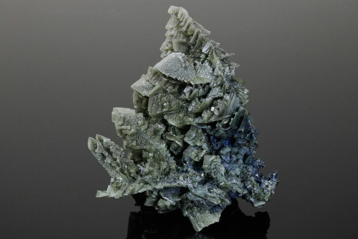 Skeletal Halite Crystals with Tolbachite - Poland #175421
